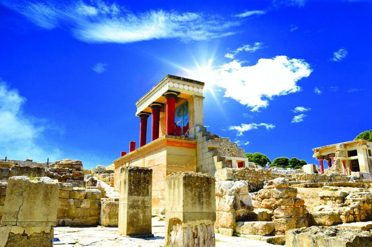 Eden Garden Villa Near Knossos Skalanion ภายนอก รูปภาพ